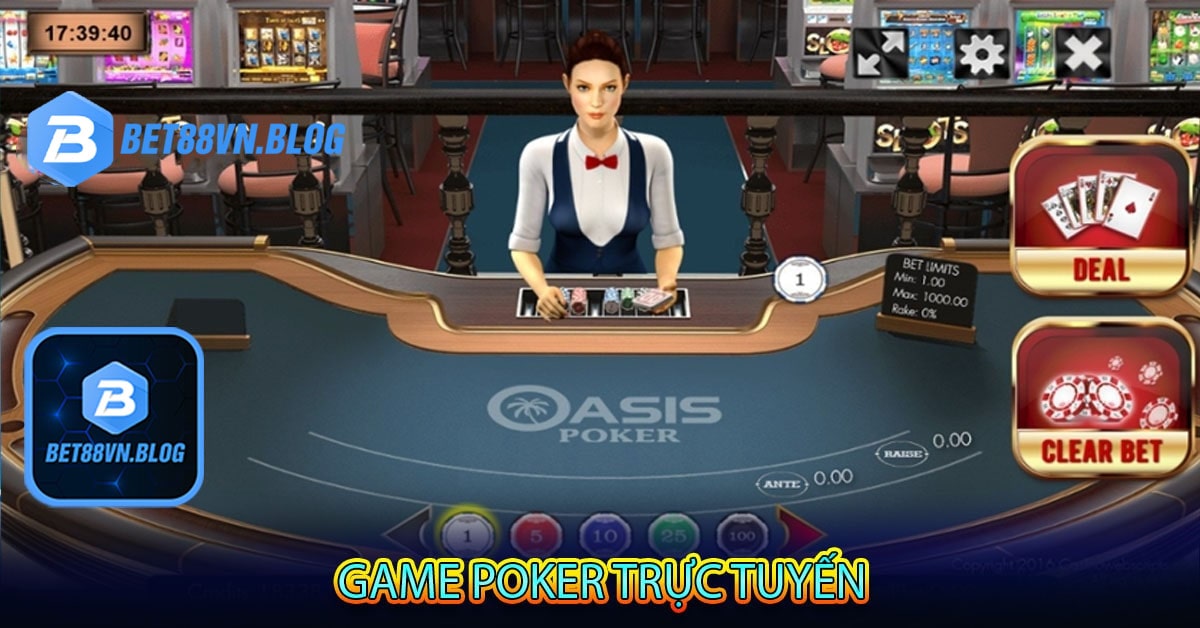 Game Poker trực tuyến