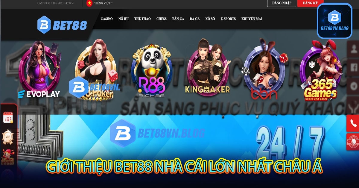 Giới thiệu bet88 nhà cái lớn nhất Châu Á